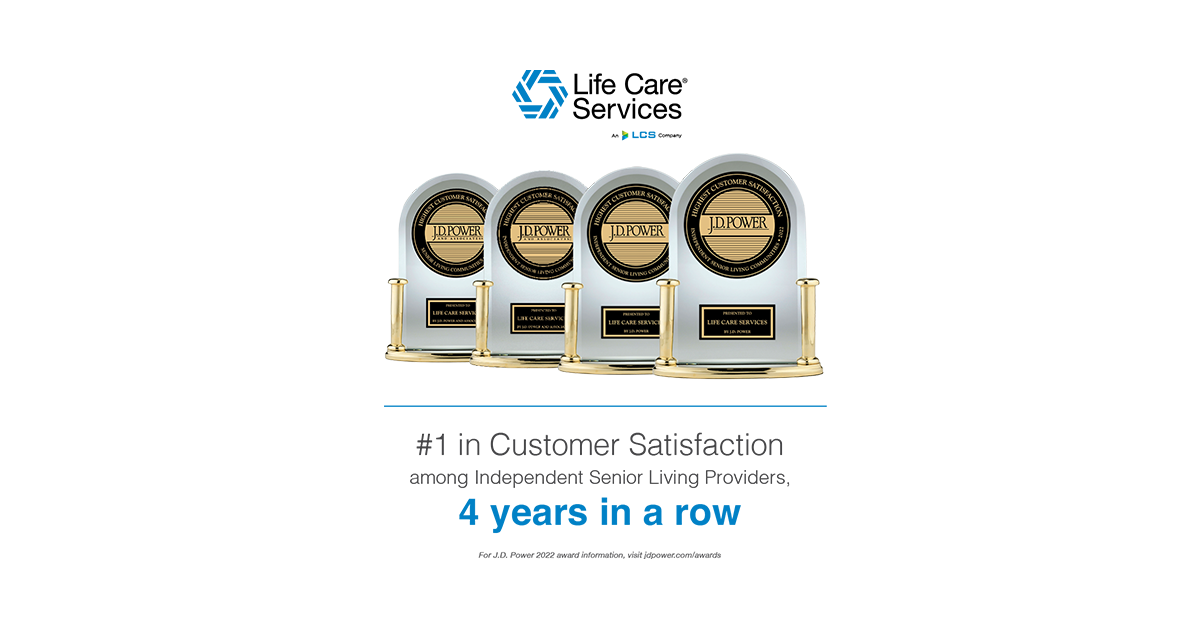 The Village at The Woodlands Waterway’s Management Company Ranked #1  in J.D. Power 2022 U.S. Senior Living Satisfaction Study