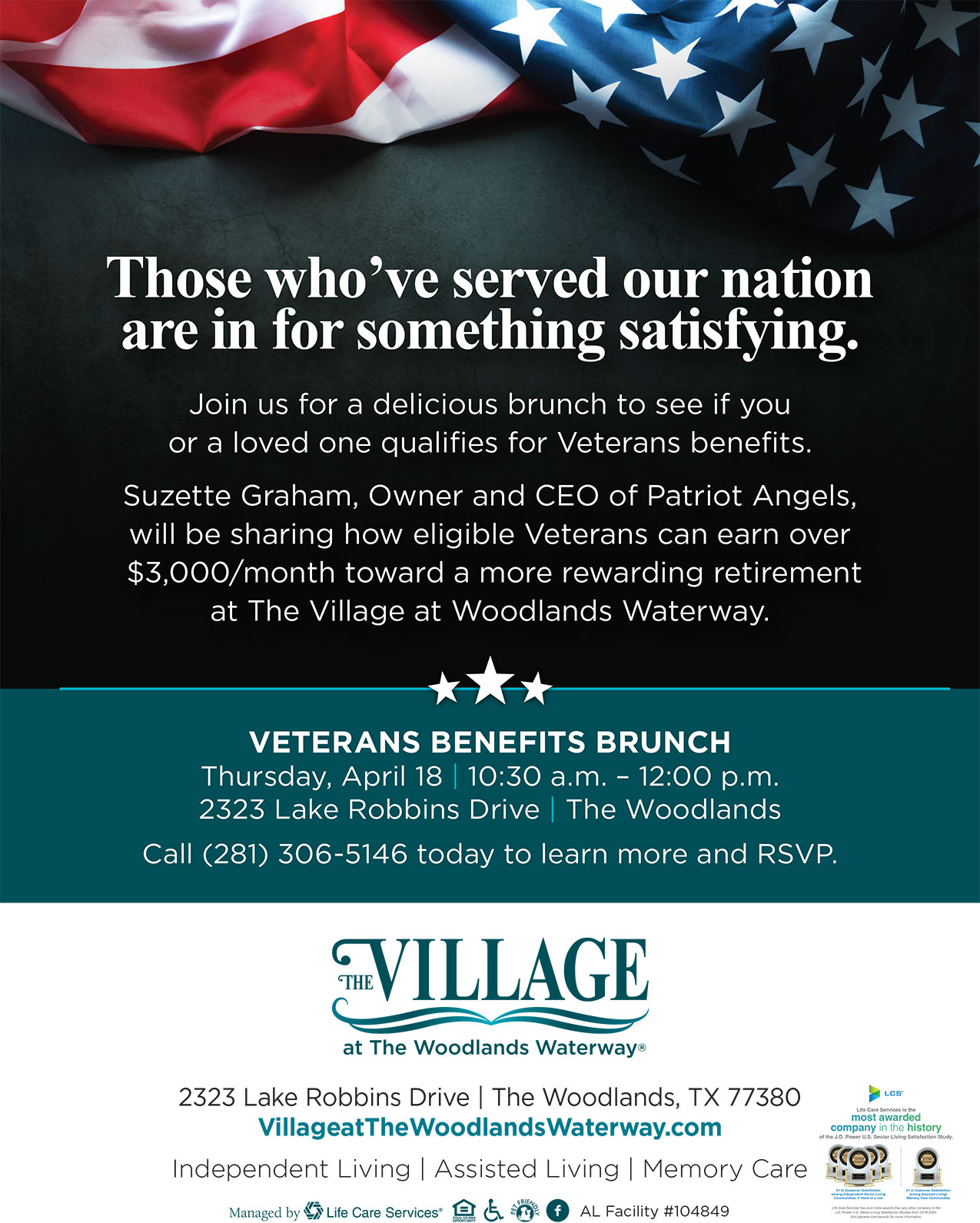 veterans benefits brunch