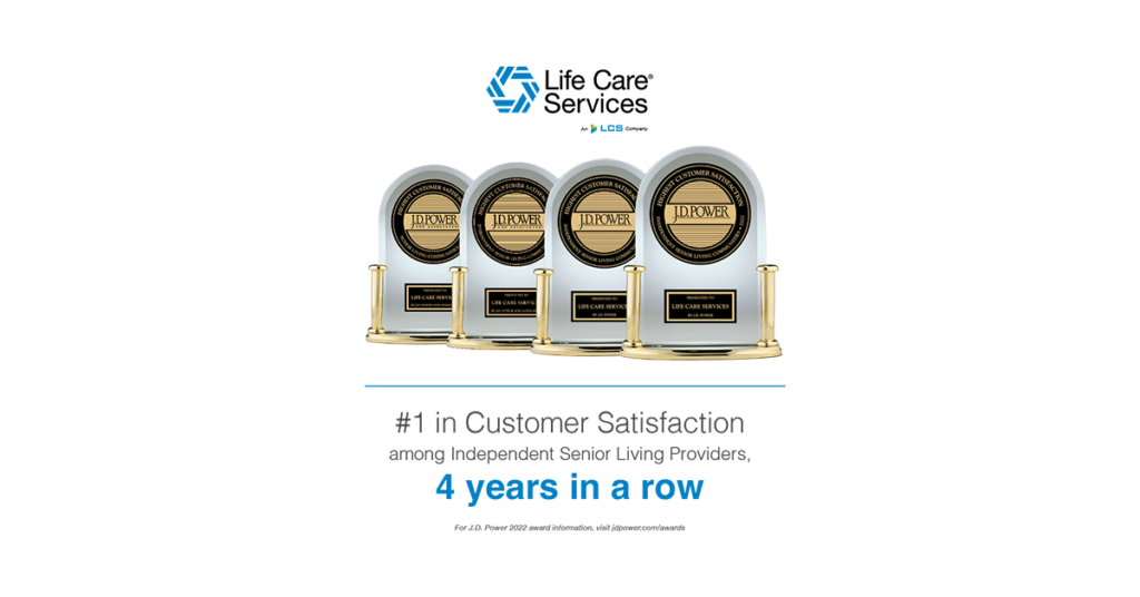 Four JD Power awards for top customer satisfaction awarded annually over four years.