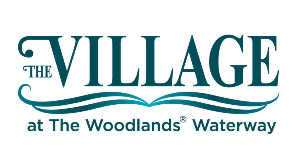 village at the woodlands waterway site logo